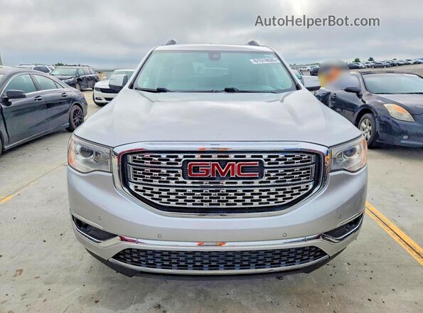 1GKKNXLS4JZ117937 2018 GMC ACADIA Silver Դիմացի տեսք