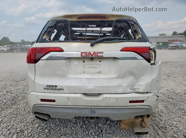 1GKKNXLS4JZ135726 2018 GMC ACADIA Белый Вид сзади