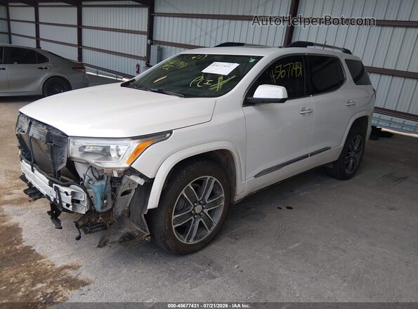 1GKKNXLS4JZ241996 2018 GMC ACADIA Белый Передняя левая четверть