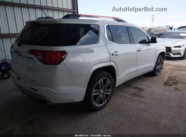 1GKKNXLS4JZ241996 2018 GMC ACADIA Белый Задняя правая четверть