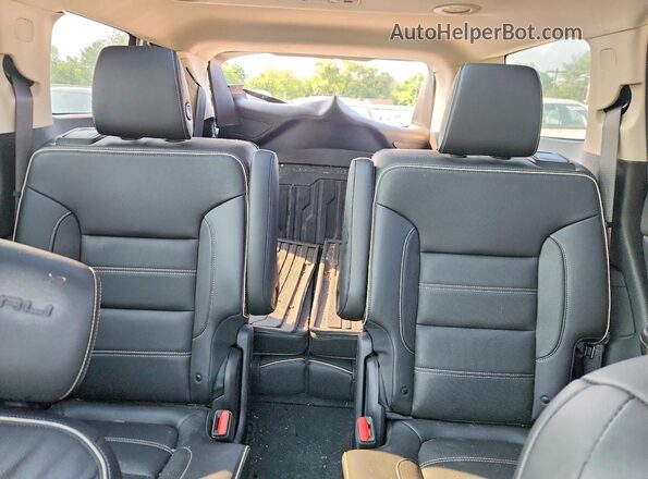1GKKNXLS4KZ167593 2019 GMC ACADIA Silver Widok tylnych siedzeń