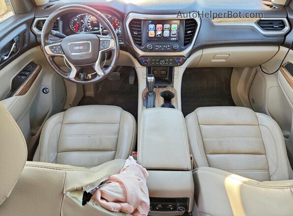 1GKKNXLS5HZ135342 2017 GMC ACADIA Белый Вид панели приборов