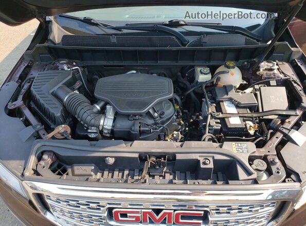1GKKNXLS5HZ252824 2017 GMC ACADIA Maroon Շարժիչի բաժամունքի տեսք