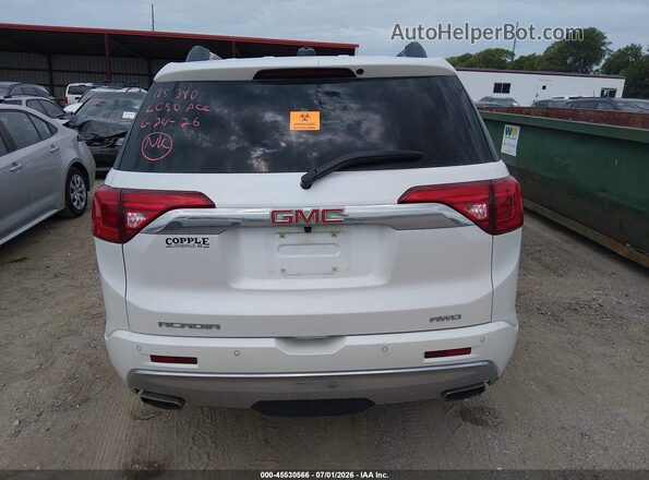 1GKKNXLS5KZ299780 2019 GMC ACADIA White 