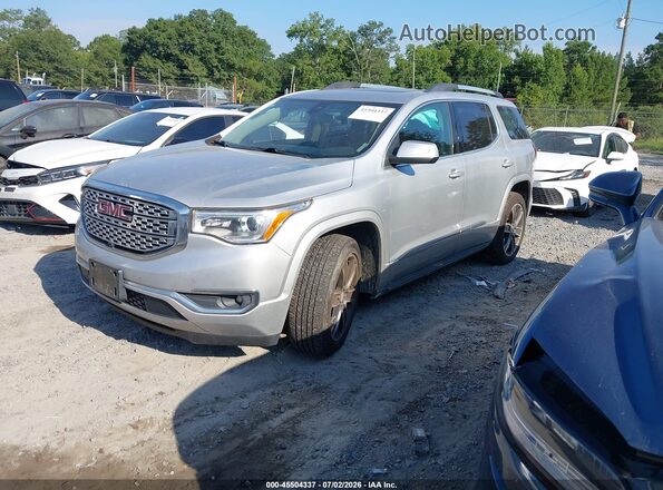 1GKKNXLS6HZ151288 2017 GMC ACADIA Silver წინა მარცხენა ხედი სამი მეოთხედიდან