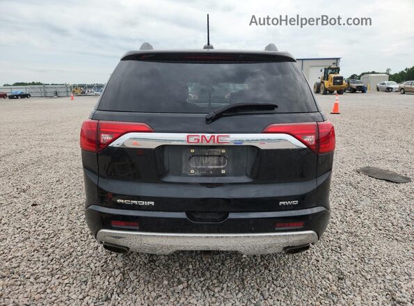 1GKKNXLS7HZ185322 2017 GMC ACADIA Black უკანა ხედი