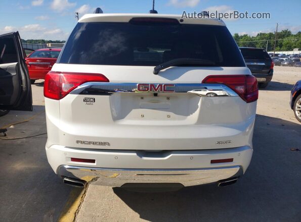1GKKNXLS7JZ130567 2018 GMC ACADIA White Rear view