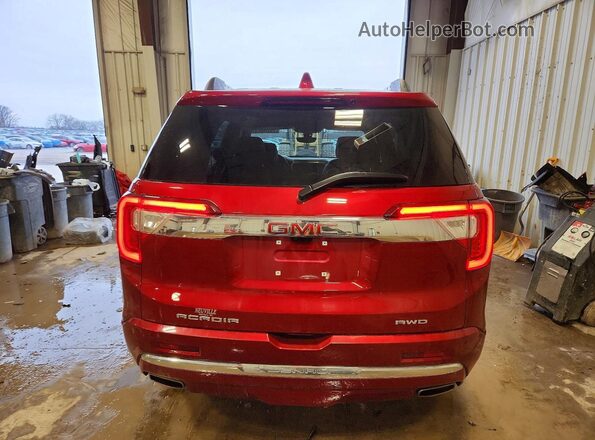 1GKKNXLS7NZ141333 2022 GMC ACADIA Red Vista trasera