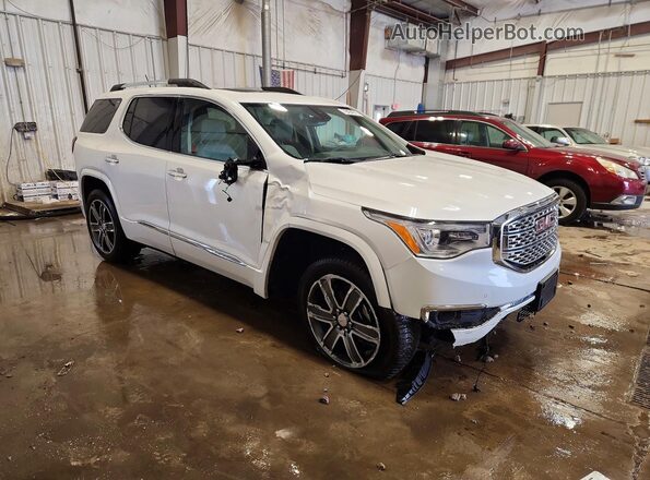 1GKKNXLS8HZ233104 2017 GMC ACADIA White Передня права чверть