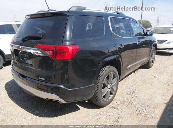 1GKKNXLS8HZ243700 2017 GMC ACADIA Black Задня права чверть