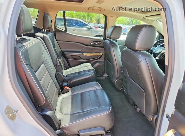 1GKKNXLS8JZ181513 2018 GMC ACADIA White Vista interior trasera