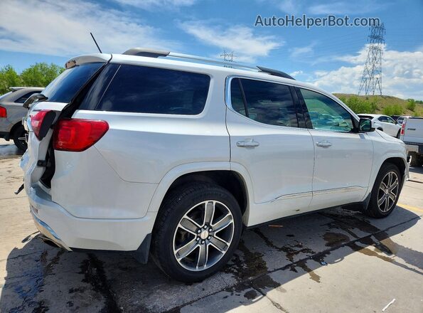 1GKKNXLS8JZ181513 2018 GMC ACADIA White Trasero derecho