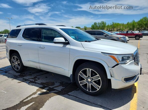 1GKKNXLS8JZ181513 2018 GMC ACADIA White Delantero derecho