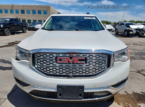 1GKKNXLS8JZ181513 2018 GMC ACADIA White Vista frontal