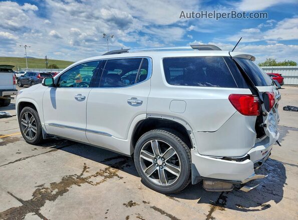 1GKKNXLS8JZ181513 2018 GMC ACADIA White Trasero izquierdo