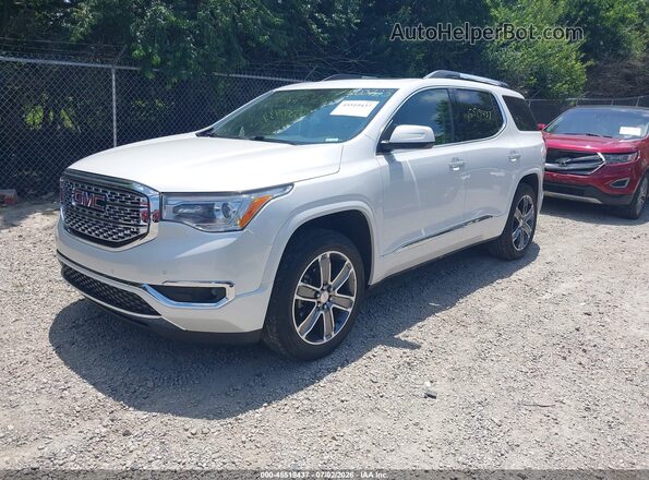 1GKKNXLS8KZ203723 2019 GMC ACADIA White Vista tres cuartos delantera izquierda