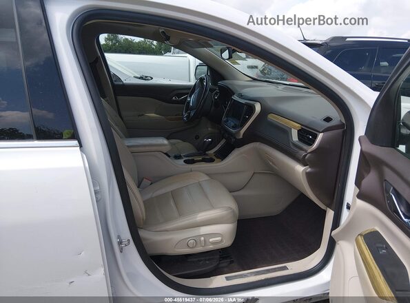 1GKKNXLS8KZ203723 2019 GMC ACADIA White Vista interior delantera