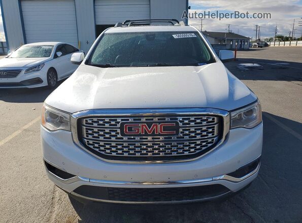 1GKKNXLSXHZ116852 2017 GMC ACADIA Белый Вид спереди