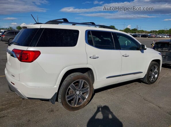 1GKKNXLSXHZ116852 2017 GMC ACADIA Белый Задняя правая четверть