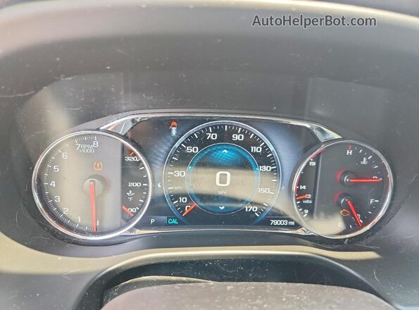 1GKKNXLSXKZ118950 2019 GMC ACADIA White ხელსაწყოთა პანელის ხედი