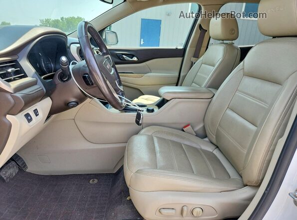 1GKKNXLSXKZ118950 2019 GMC ACADIA White წინა სალონის ხედი