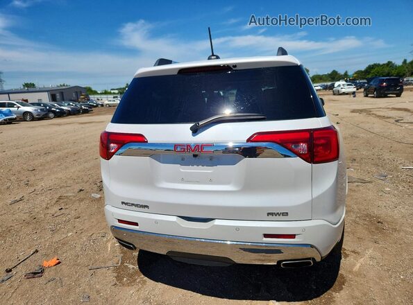 1GKKNXLSXKZ246427 2019 GMC ACADIA White Հետևի տեսք