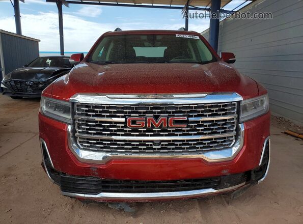 1GKKNXLSXMZ223328 2021 GMC ACADIA Red Вид спереду