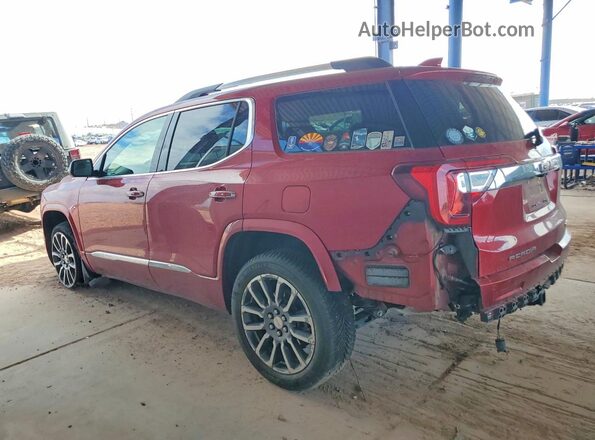 1GKKNXLSXMZ223328 2021 GMC ACADIA Red Задня ліва чверть