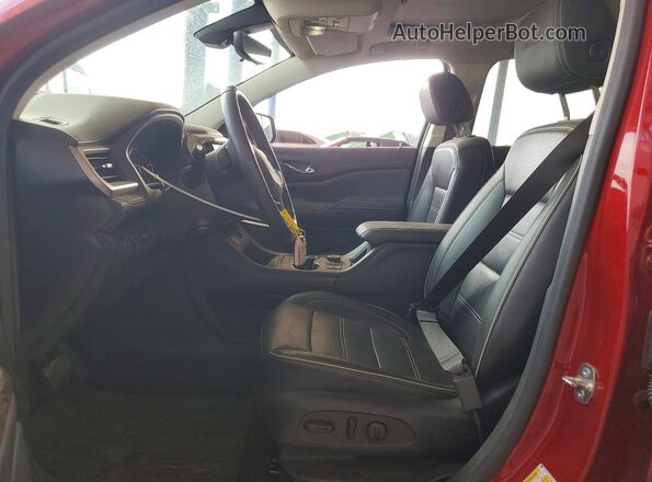 1GKKNXLSXMZ223328 2021 GMC ACADIA Red Вид салону спереду