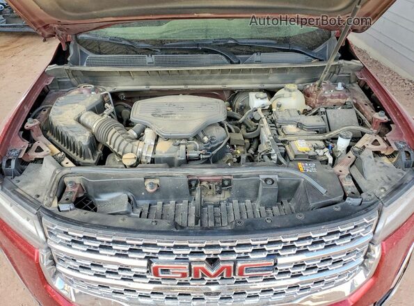1GKKNXLSXMZ223328 2021 GMC ACADIA Red Вид підкапотного простору