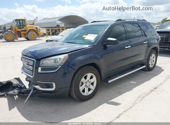 1GKKRNED2GJ336491 2016 GMC ACADIA Blue Vista tres cuartos delantera izquierda