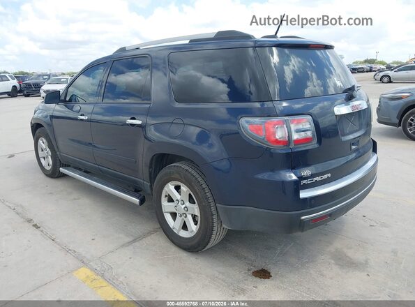 1GKKRNED2GJ336491 2016 GMC ACADIA Blue Trasero izquierdo