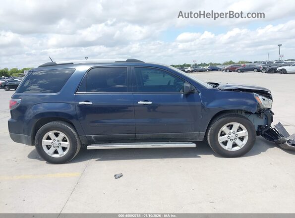 1GKKRNED2GJ336491 2016 GMC ACADIA Blue Vista interior trasera