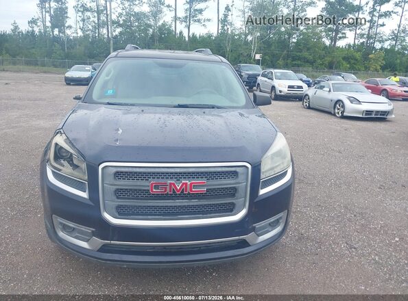 1GKKRNED8GJ139051 2016 GMC ACADIA Blue Widok zestawu wskaźników