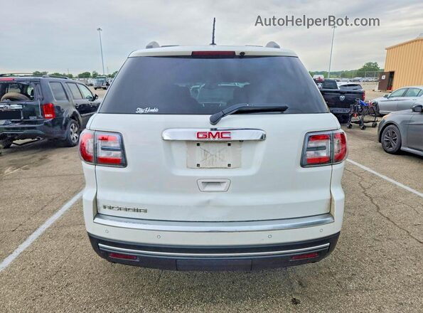 1GKKRPKD2GJ246564 2016 GMC ACADIA White Widok z tyłu