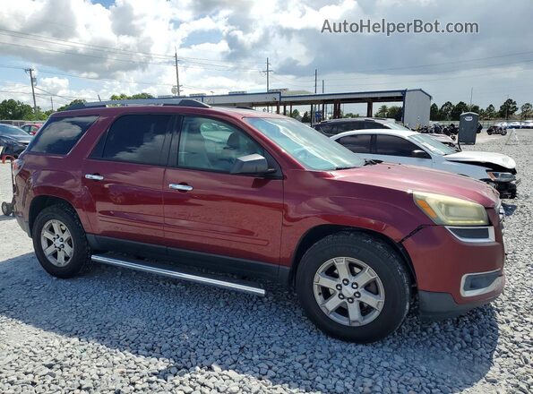 1GKKRPKD3GJ191347 2016 GMC ACADIA Red Передня права чверть