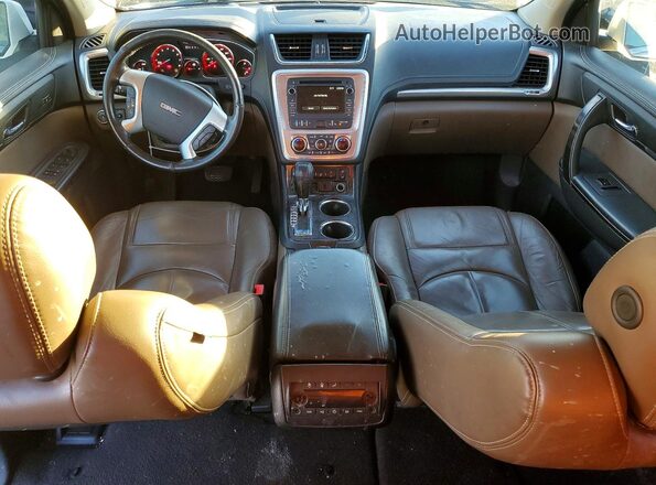 1GKKRSKD8HJ265057 2017 GMC ACADIA Белый Вид панели приборов