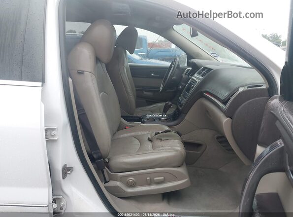 1GKKRTKD6GJ118322 2016 GMC ACADIA White Vista interior delantera