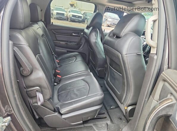 1GKKVRKD2GJ259581 2016 GMC ACADIA Black უკანა სალონის ხედი