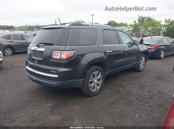 1GKKVRKD3GJ166133 2016 GMC ACADIA Черный Задняя правая четверть