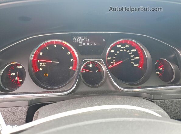 1GKKVRKD5GJ336847 2016 GMC ACADIA Black Widok zestawu wskaźników