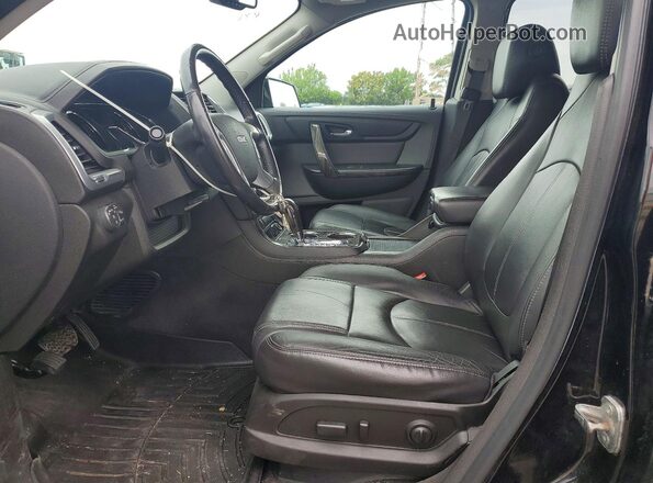 1GKKVRKD5GJ336847 2016 GMC ACADIA Black Widok wnętrza z przodu