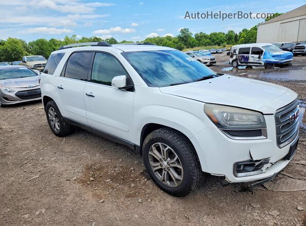 1GKKVRKD6GJ299081 2016 GMC ACADIA Белый Передняя правая четверть