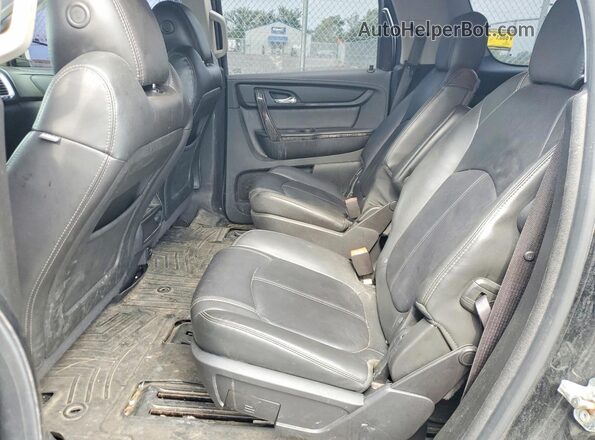 1GKKVRKD6GJ347968 2016 GMC ACADIA Black უკანა სალონის ხედი
