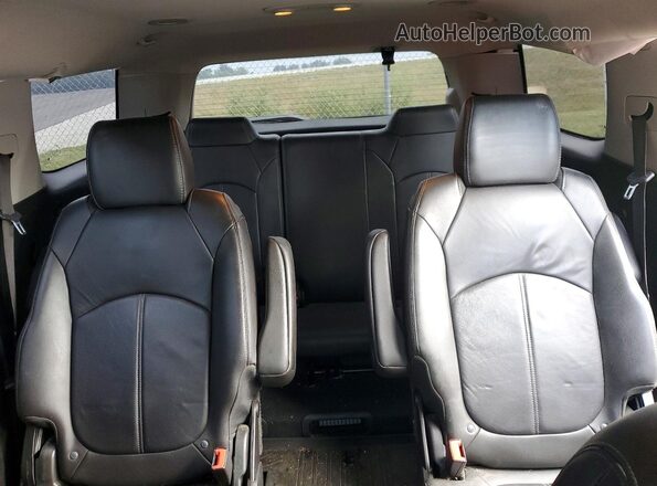 1GKKVRKD6GJ347968 2016 GMC ACADIA Black უკანა სავარძლების ხედი