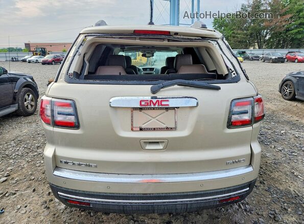1GKKVRKDXGJ168736 2016 GMC ACADIA Tan Vista trasera