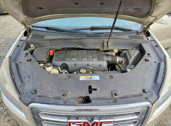 1GKKVRKDXGJ168736 2016 GMC ACADIA Tan Vista del compartimento del motor