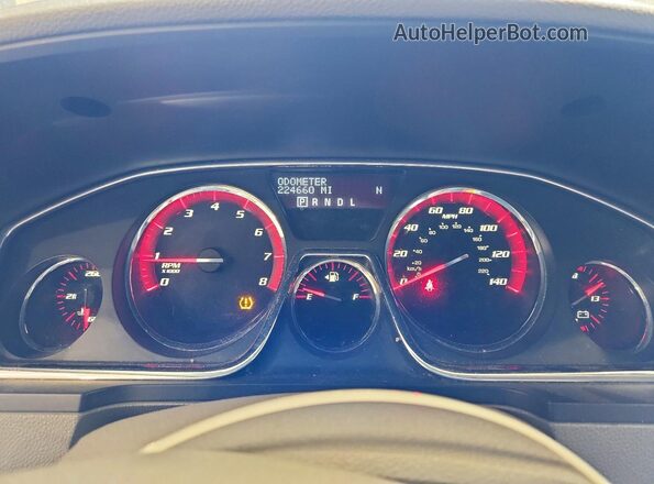 1GKKVRKDXGJ212122 2016 GMC ACADIA Black Instrument cluster view