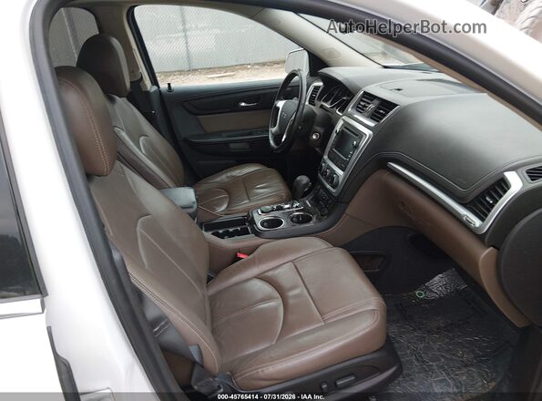 1GKKVRKDXGJ269128 2016 GMC ACADIA White წინა სალონის ხედი