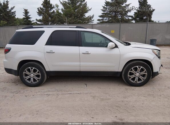 1GKKVRKDXGJ269128 2016 GMC ACADIA White უკანა სალონის ხედი